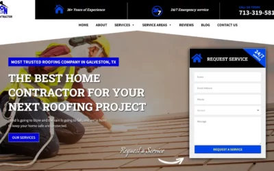Bichon Roofing Web Design Project